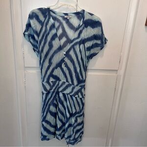 Rails Tie-Dye Blue Dress “Karla” Sz M